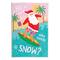 Stupell Industries Who Needs Snow Surfing Santa Wall Plaque Art